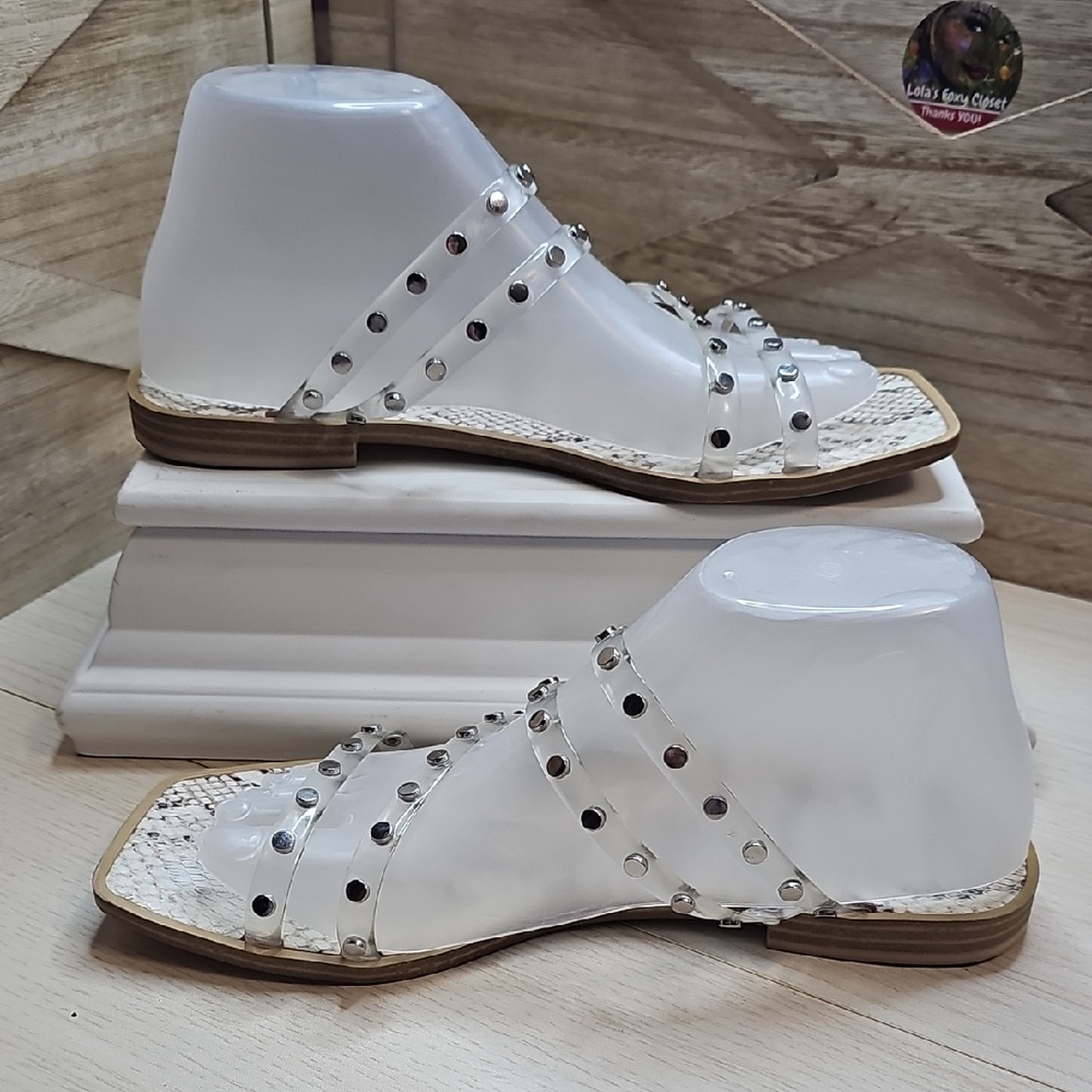 DV by Dolce Vita White Studded Sandalsโ